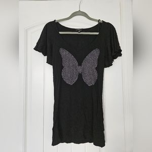 Off shoulder short sleeve top